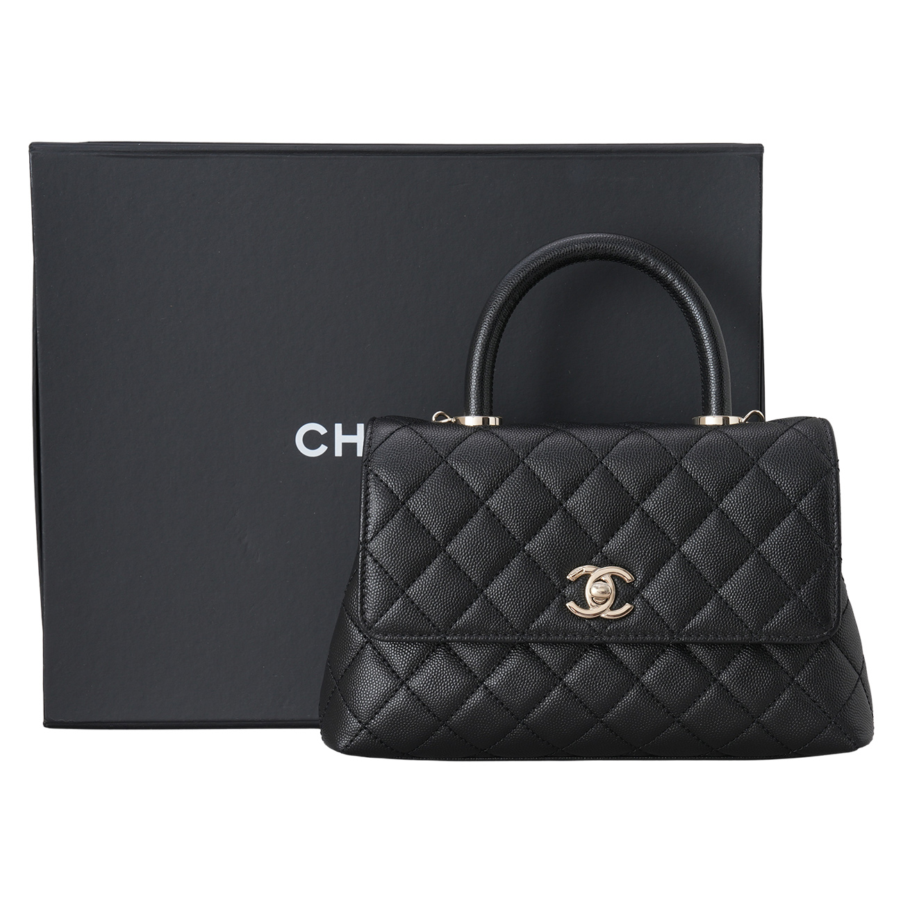 CHANEL(USED)샤넬 캐비어 코코핸들 스몰