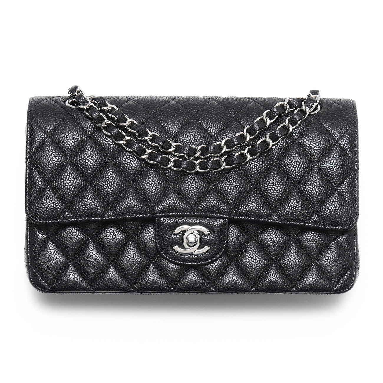 CHANEL(USED)샤넬 캐비어 클래식 미듐 플랩백