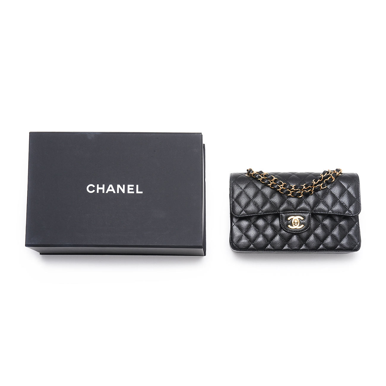 CHANEL(USED)샤넬 캐비어 클래식 스몰 플랩백