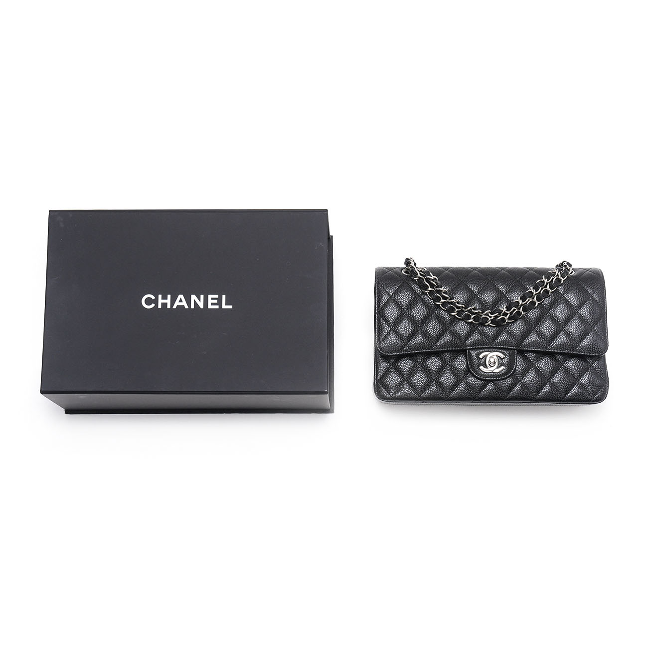 CHANEL(USED)샤넬 캐비어 클래식 미듐 플랩백