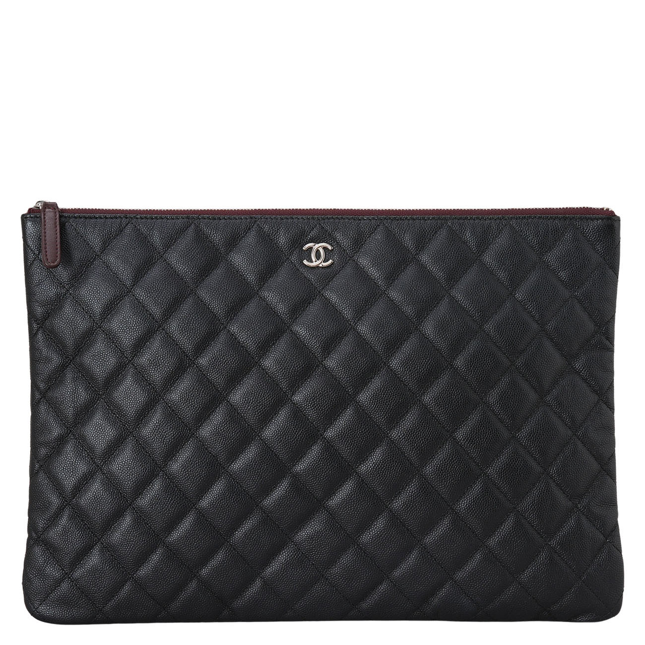 CHANEL(USED)샤넬 캐비어 클래식 클러치 라지