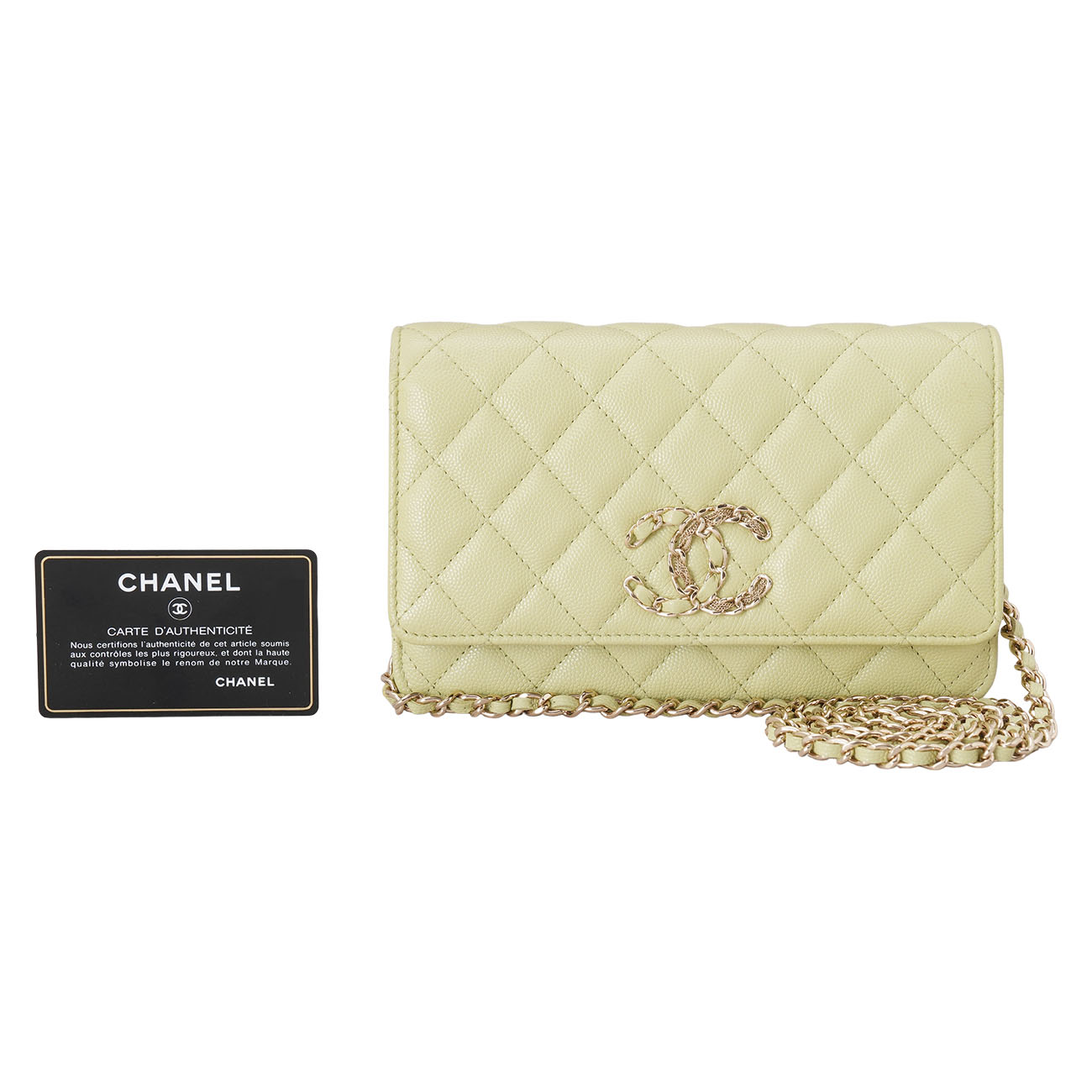 CHANEL(USED)샤넬 시즌 CC로고 클래식 WOC