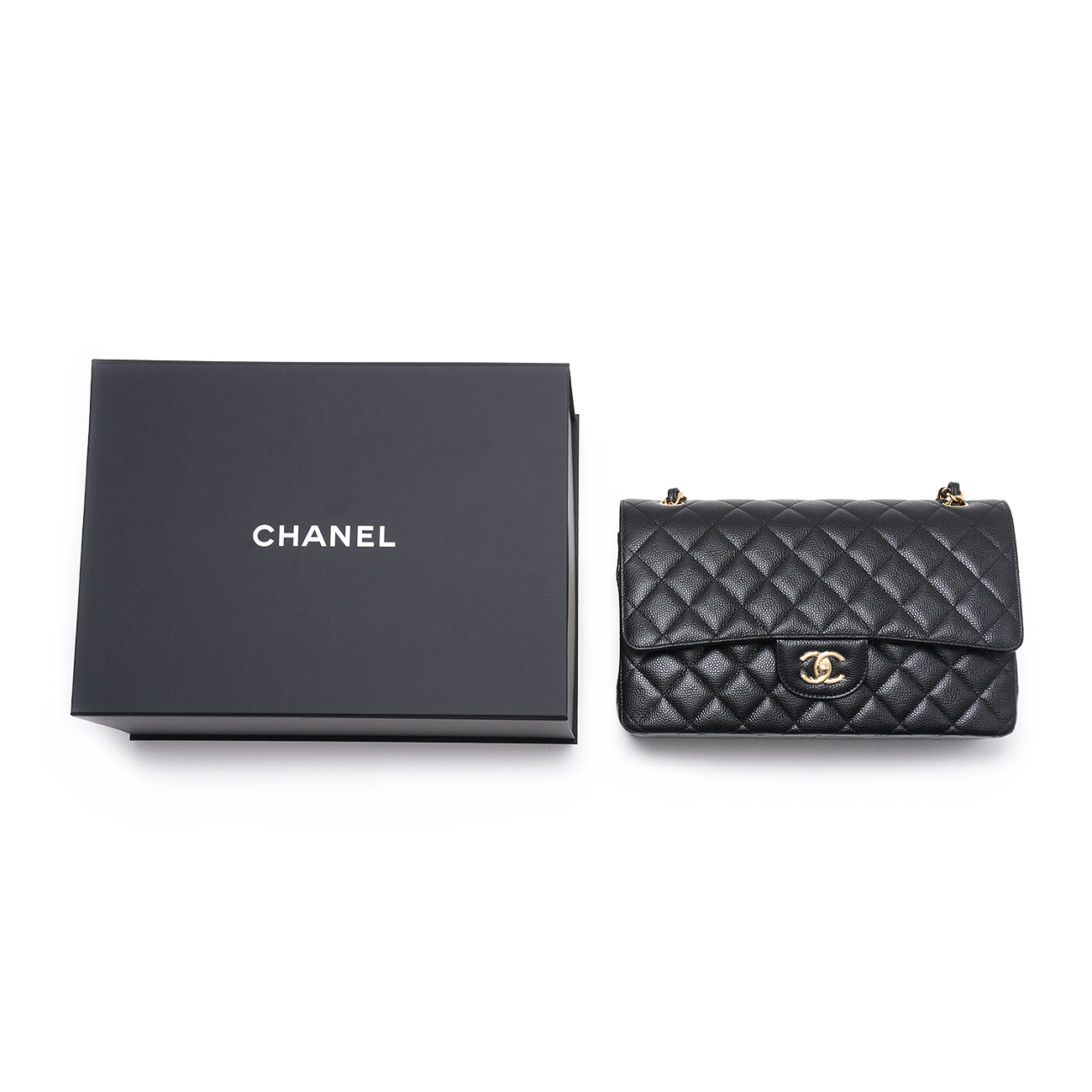 CHANEL(USED)샤넬 캐비어 클래식 라지 플랩백