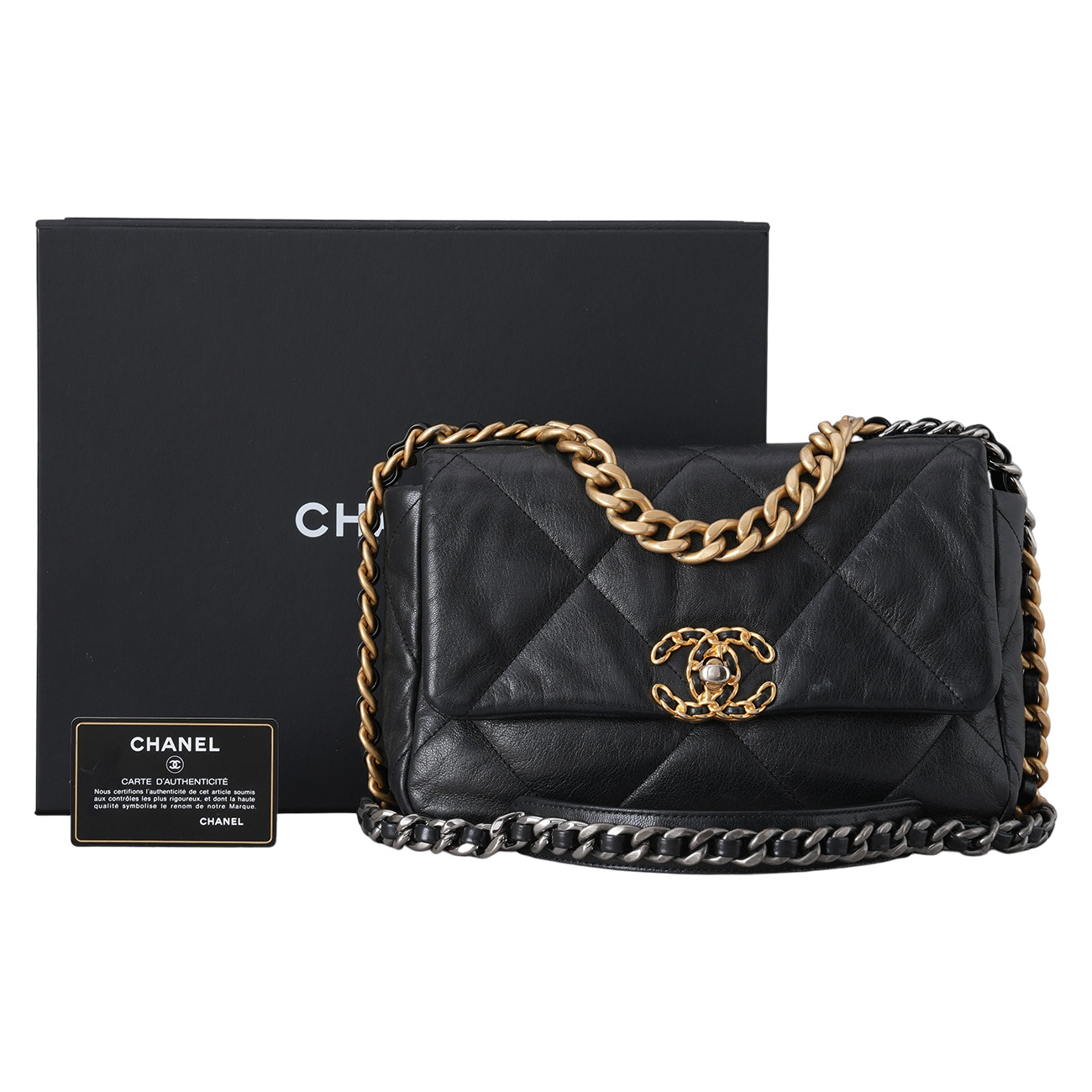 CHANEL(USED)샤넬 19백 미듐