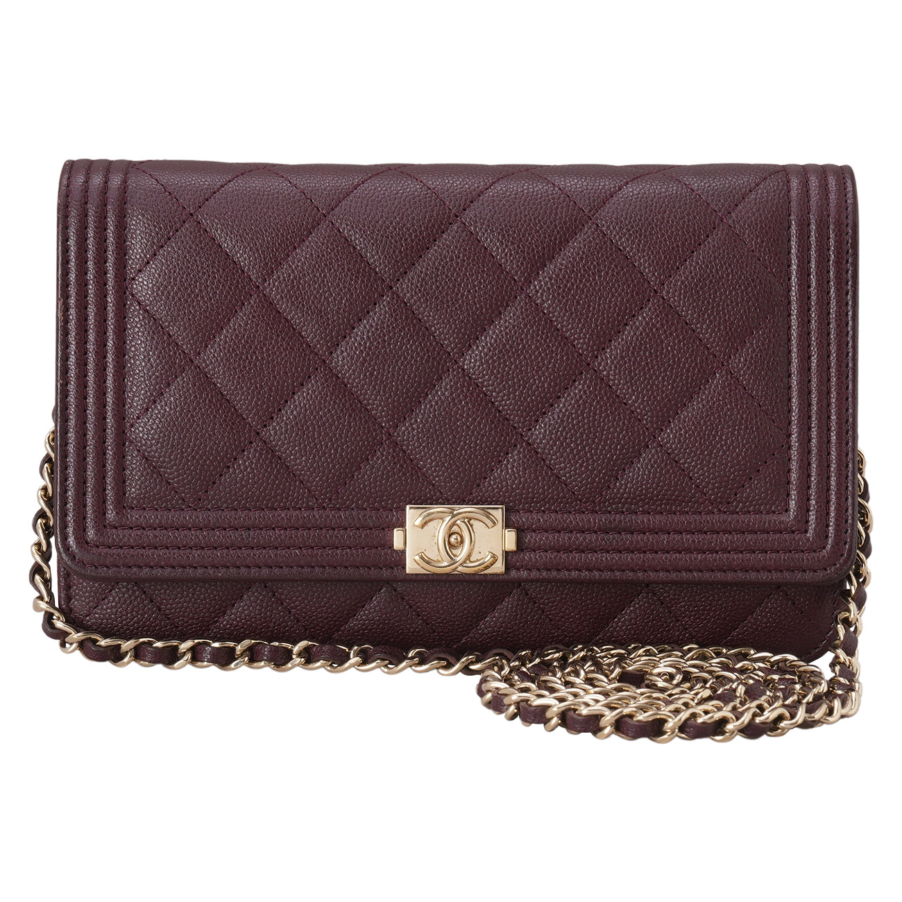 CHANEL(USED)샤넬 캐비어 보이샤넬 WOC