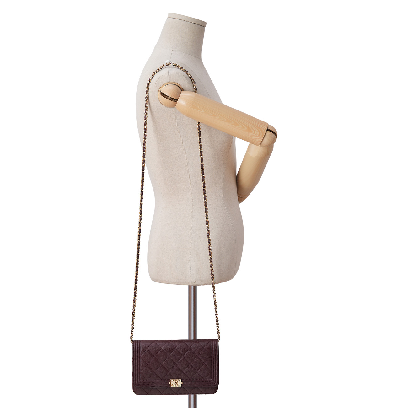 CHANEL(USED)샤넬 캐비어 보이샤넬 WOC