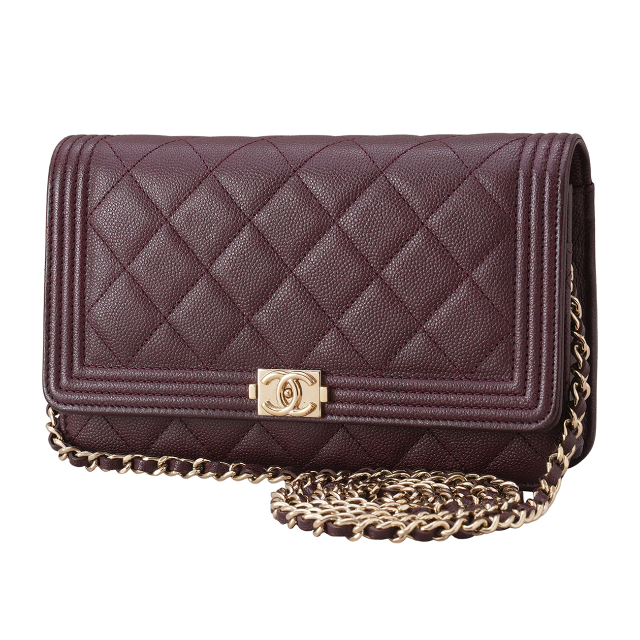 CHANEL(USED)샤넬 캐비어 보이샤넬 WOC