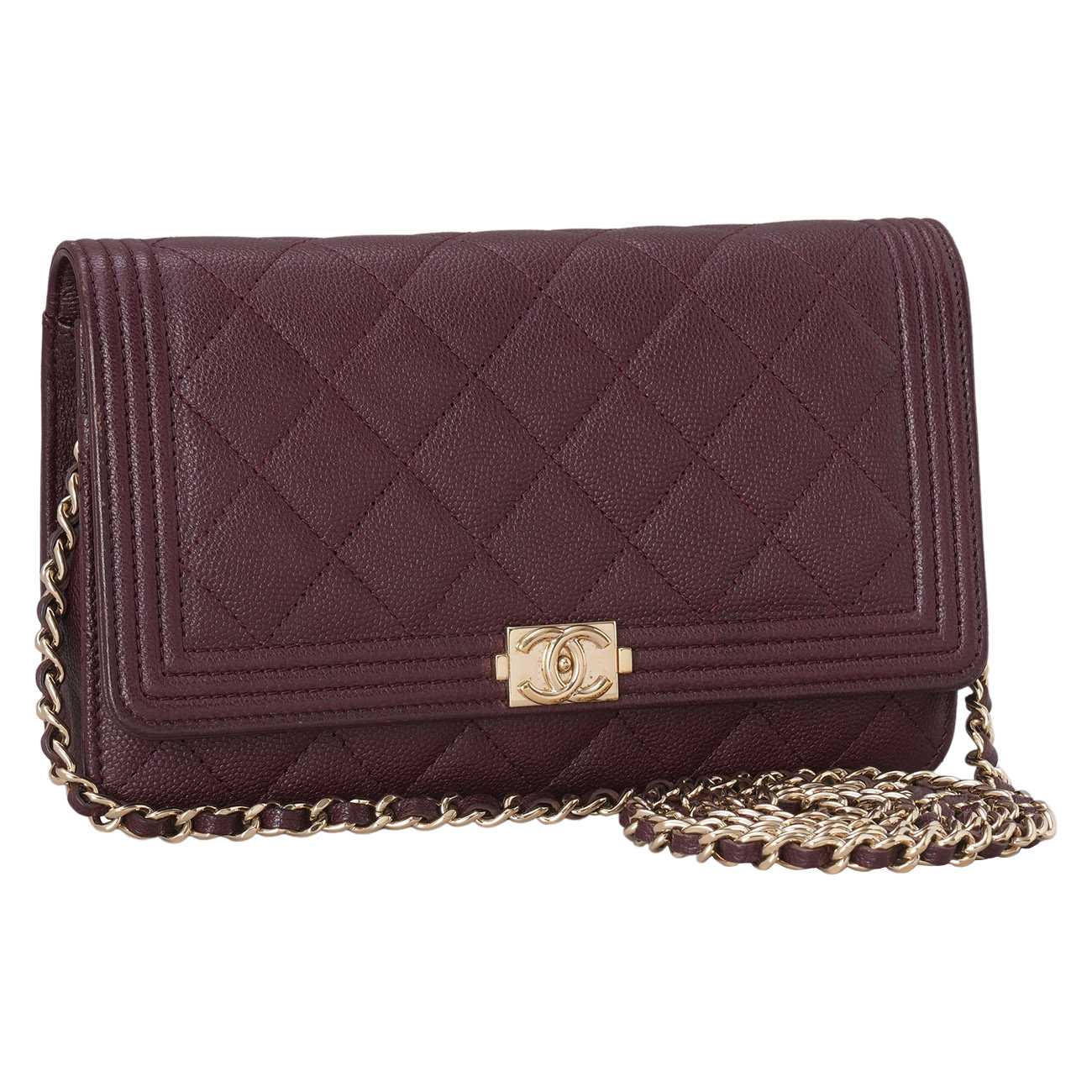 CHANEL(USED)샤넬 캐비어 보이샤넬 WOC