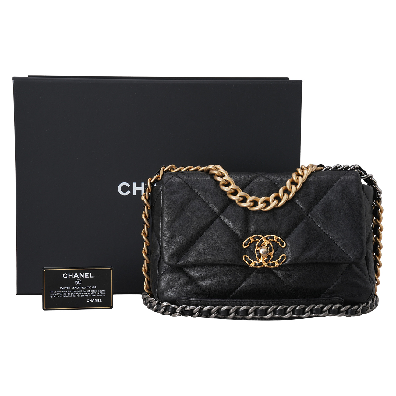CHANEL(USED)샤넬 19 미디엄 백