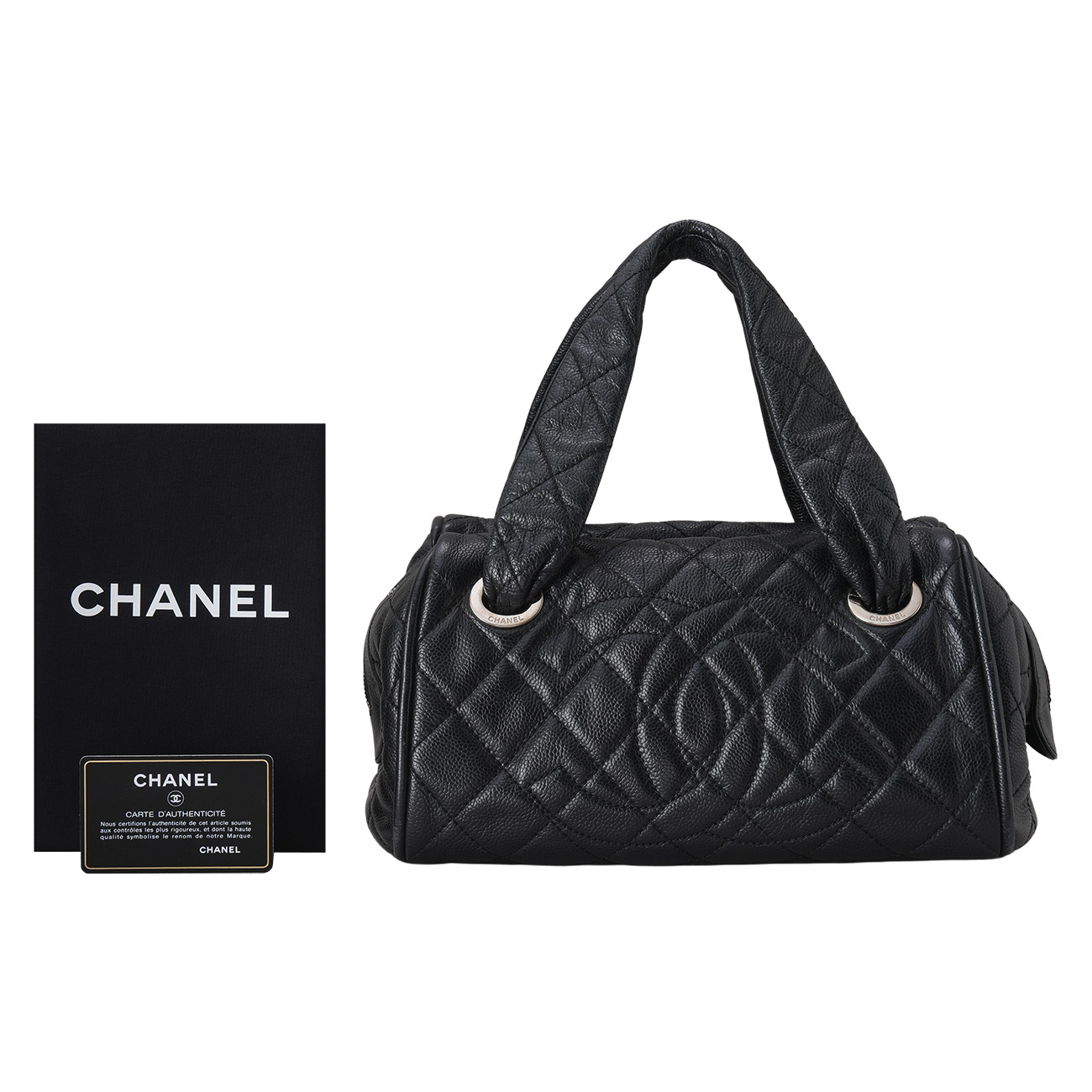CHANEL(USED)샤넬 시즌 CC로고 토트백