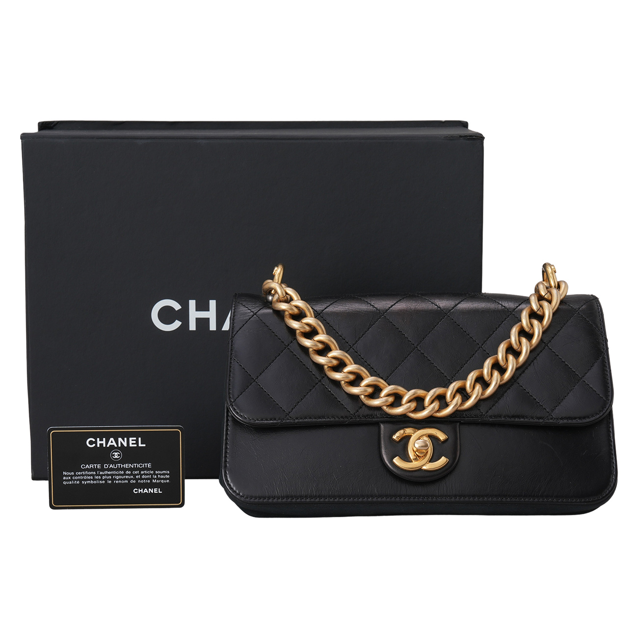 CHANEL(USED)샤넬 A91864 시즌 체인 플랩백