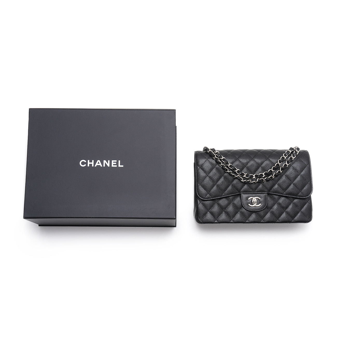 CHANEL(USED)샤넬 캐비어 클래식 라지 플랩백