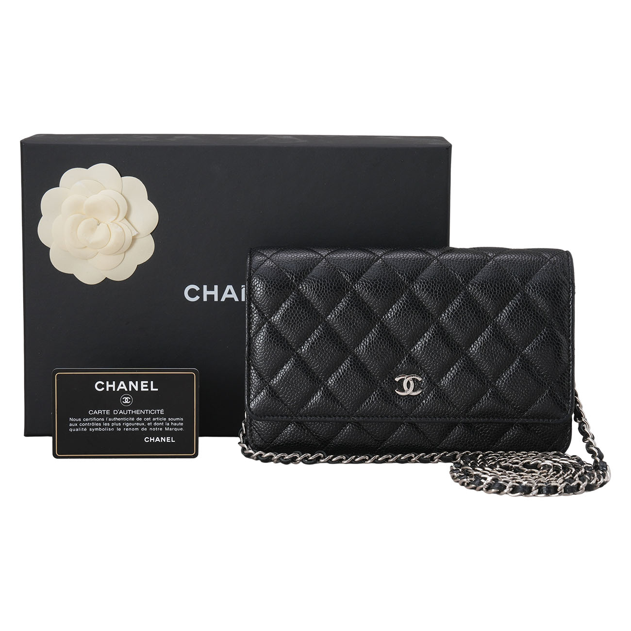CHANEL(USED)샤넬 AP0250 캐비어 클래식 WOC