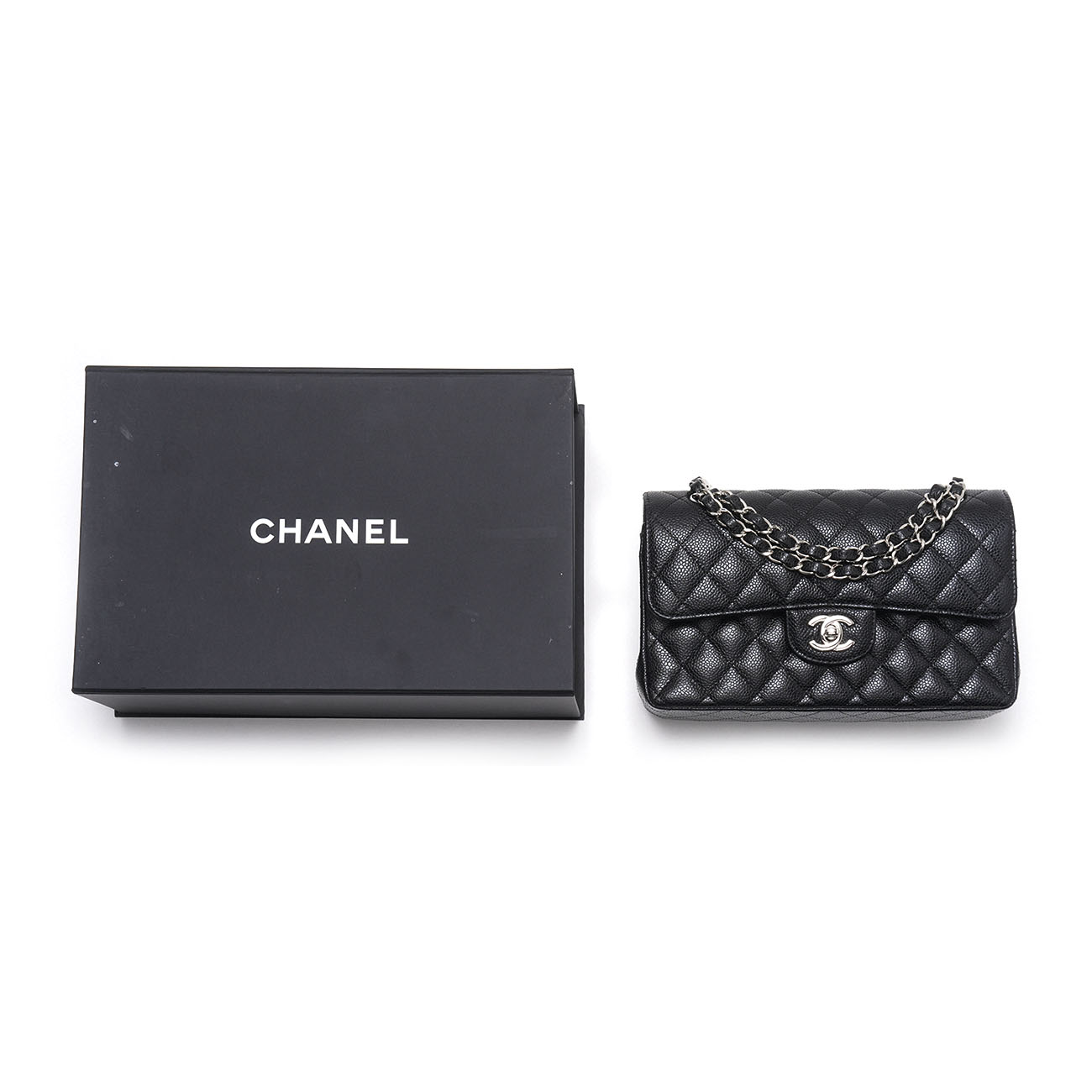 CHANEL(USED)샤넬 캐비어 클래식 스몰 체인 플랩백