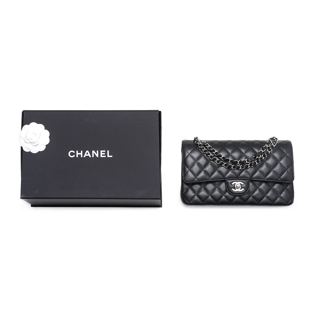 CHANEL(USED)샤넬 캐비어 클래식 미듐 플랩백