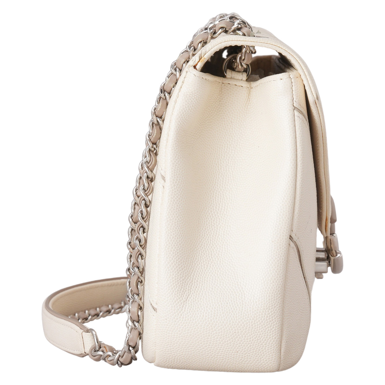 CHANEL(USED)샤넬 캐비어 시즌 쉐브론 CC 숄더백