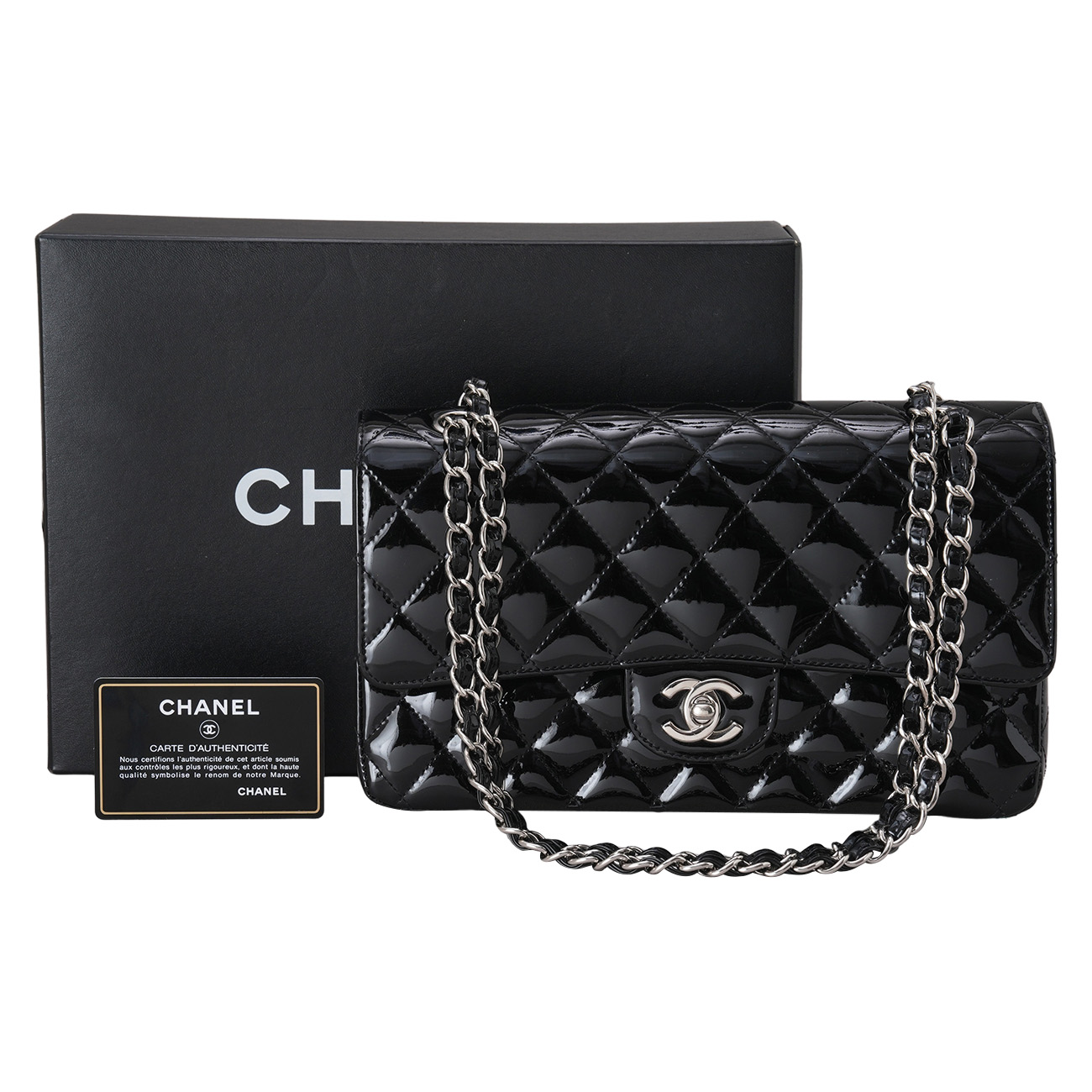 CHANEL(USED)샤넬 페이던트 클래식 미듐 플랩백