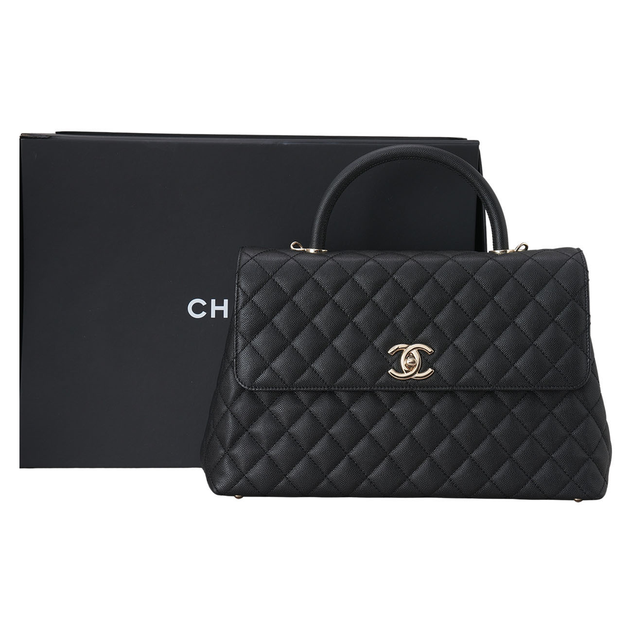 CHANEL(USED)샤넬 캐비어 코코핸들 32