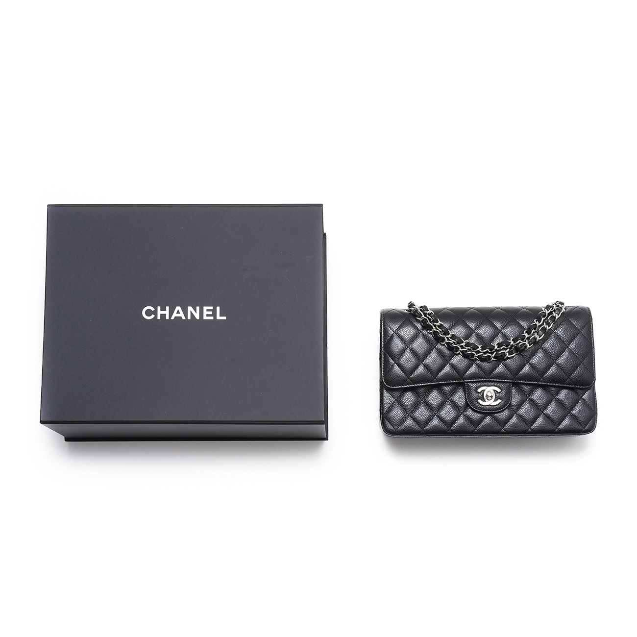 CHANEL(USED)샤넬 캐비어 클래식 미듐 플랩백