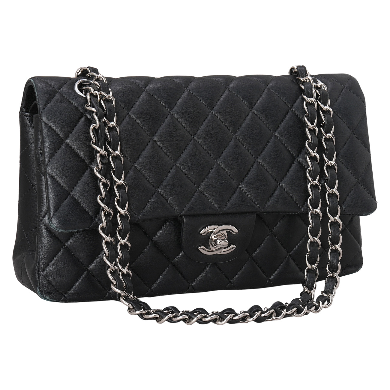 CHANEL(USED)샤넬 램스킨 클래식 미듐 플랩백