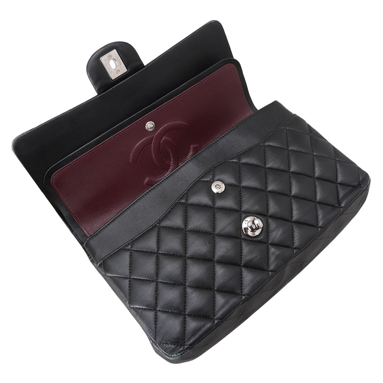 CHANEL(USED)샤넬 램스킨 클래식 미듐 플랩백