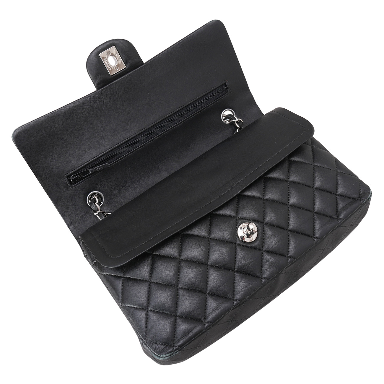 CHANEL(USED)샤넬 램스킨 클래식 미듐 플랩백