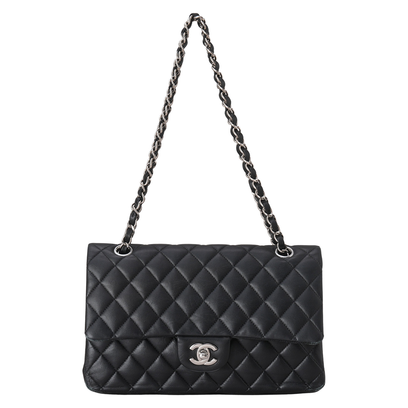 CHANEL(USED)샤넬 램스킨 클래식 미듐 플랩백