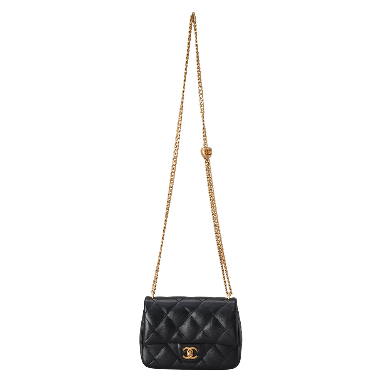 CHANEL(USED)샤넬 AS3829 하트볼 뉴미니 크로스백