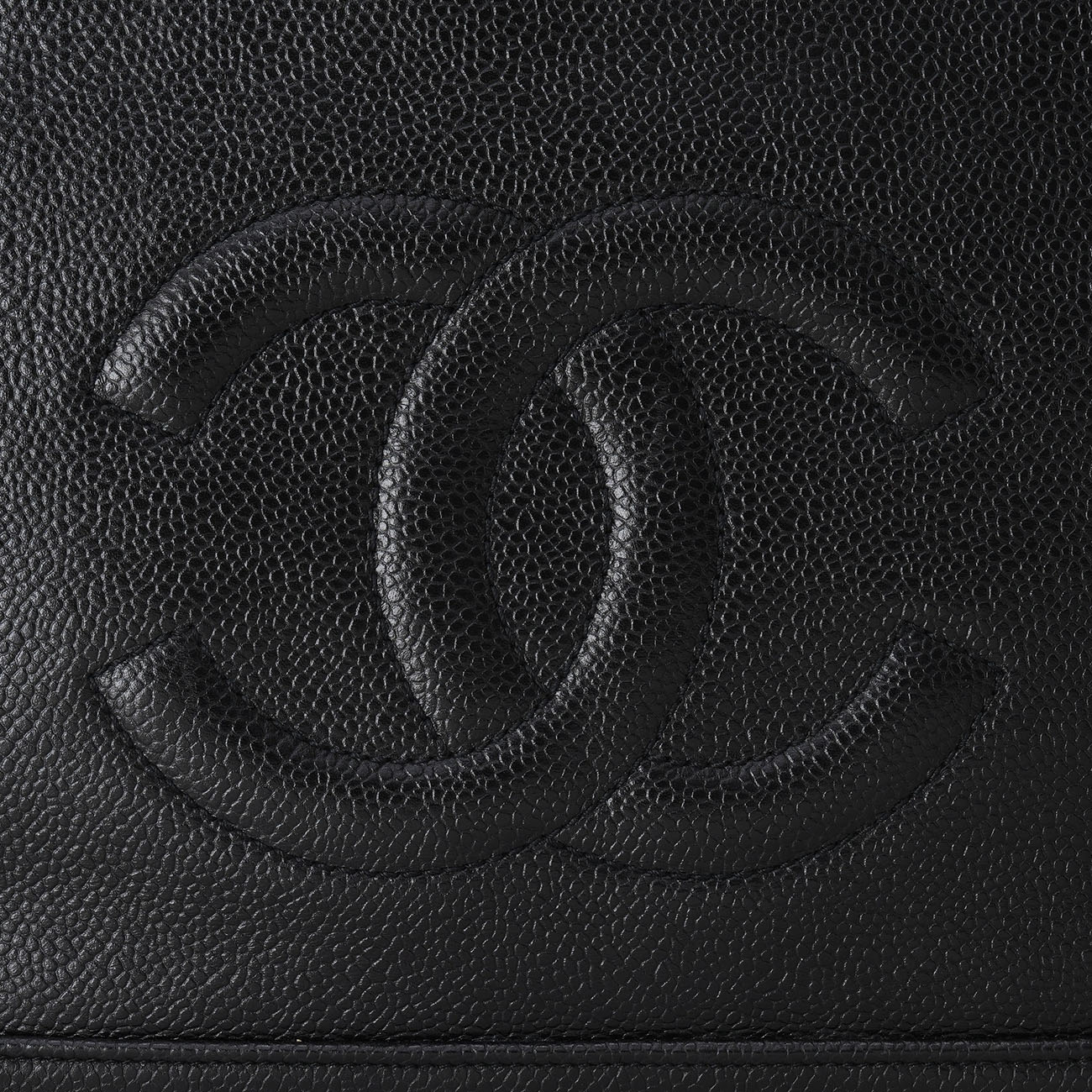 CHANEL(USED)샤넬 캐비어 시즌 CC로고 체인 숄더백