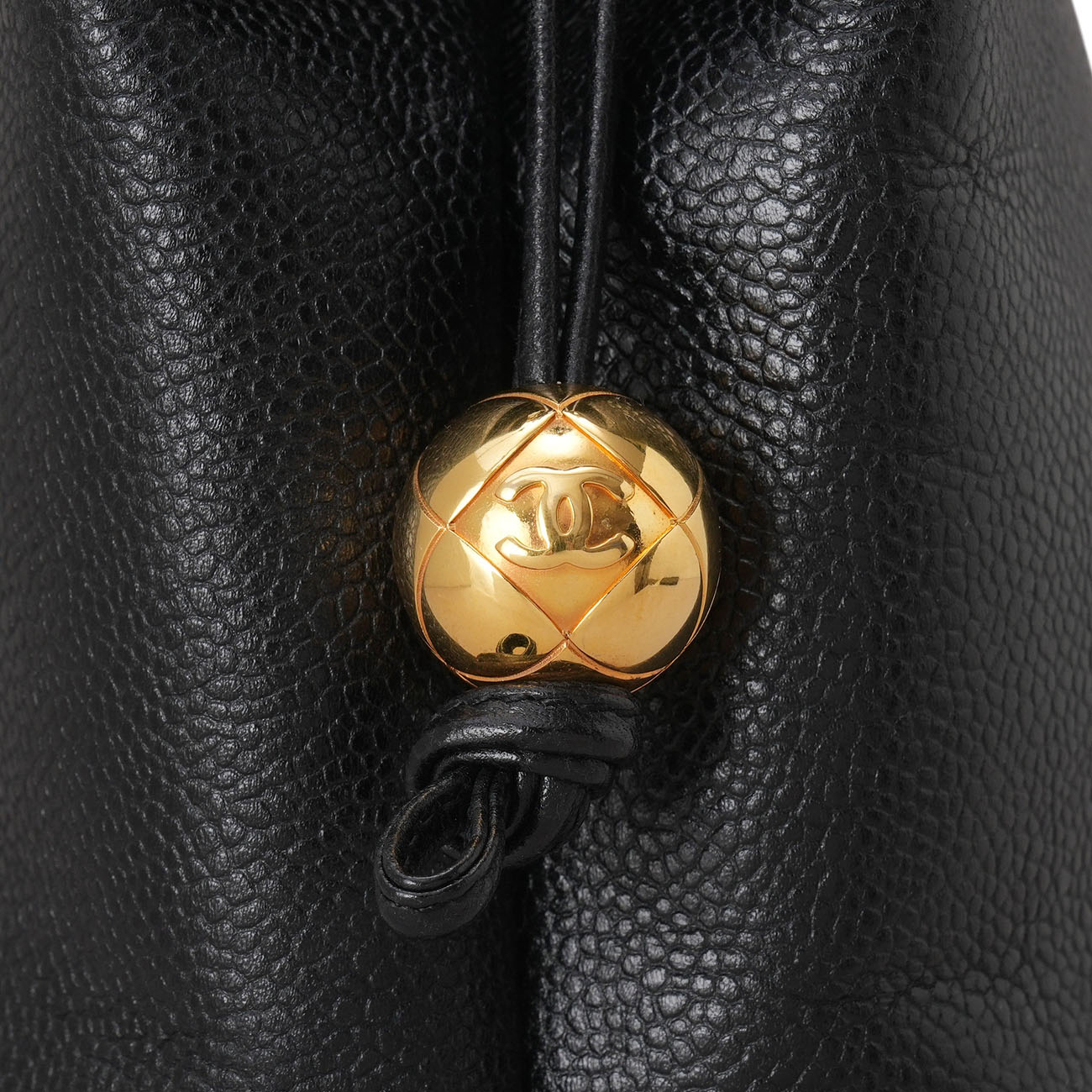 CHANEL(USED)샤넬 캐비어 시즌 CC로고 체인 숄더백