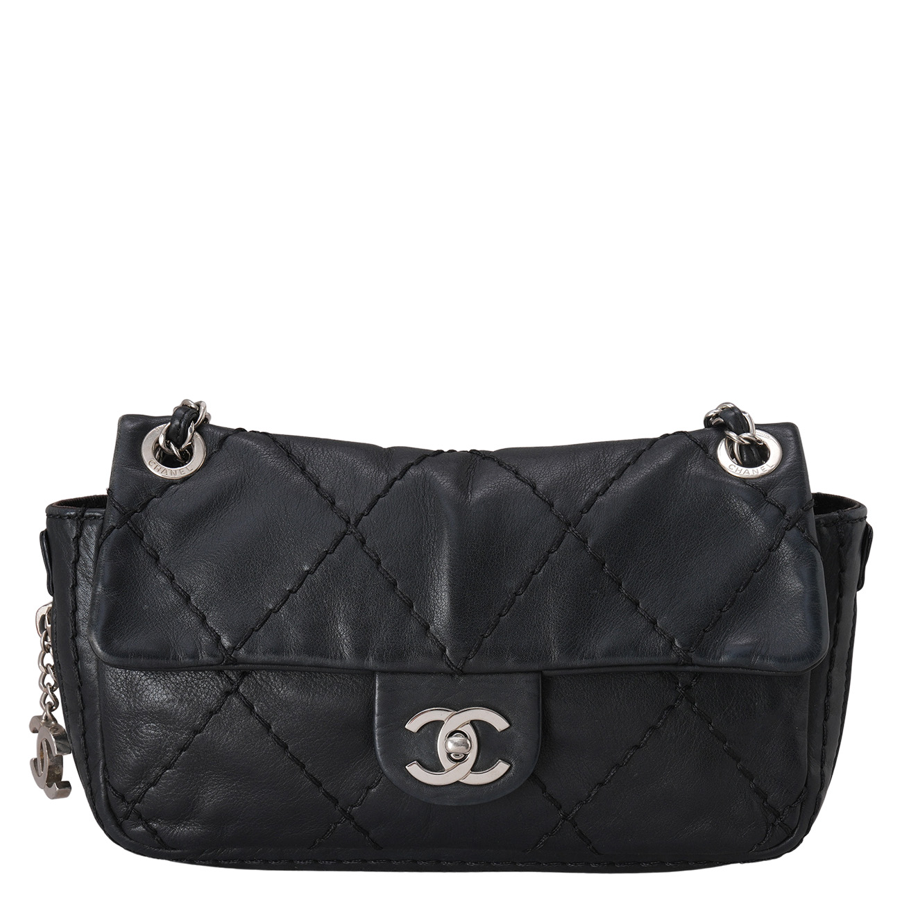 CHANEL(USED)샤넬 시즌 어라운드 체인 빈티지 백