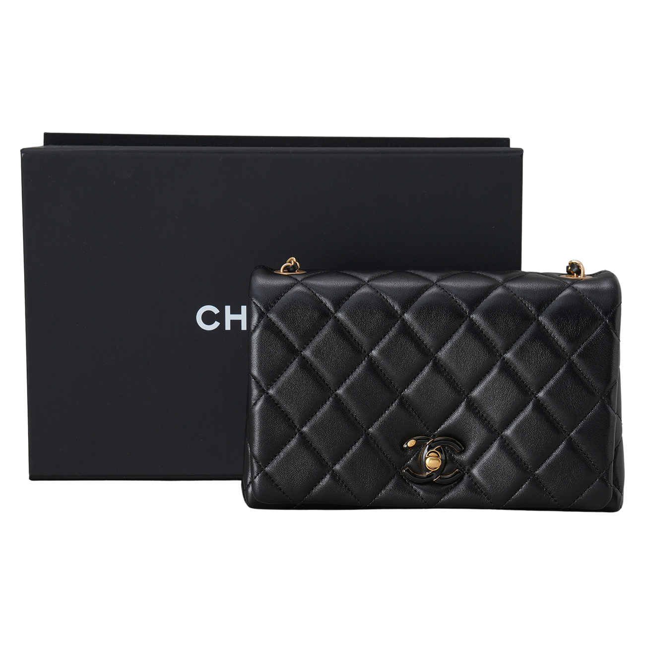 CHANEL(USED)샤넬 AS4967 시즌 램스킨 CC조절 체인 숄더백
