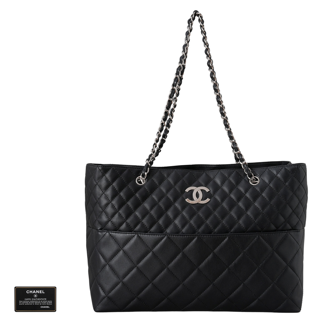 CHANEL(USED)샤넬 시즌 CC로고 라지 쇼퍼백