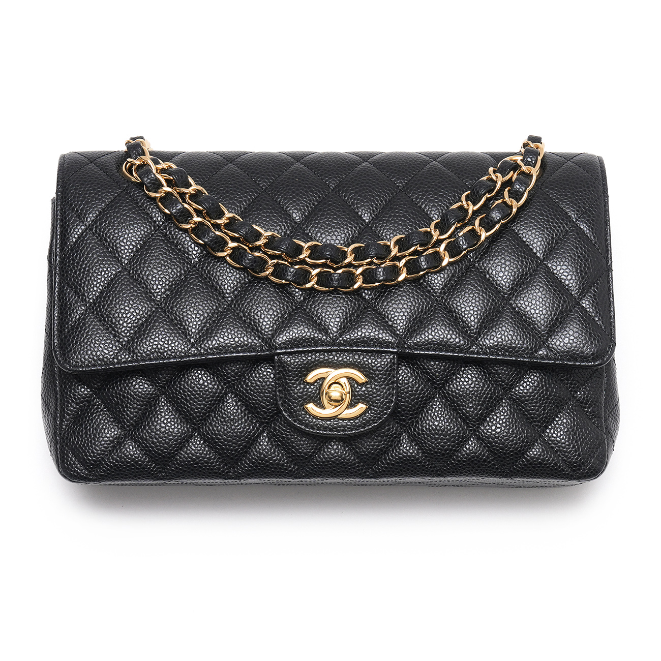 CHANEL(USED)샤넬 캐비어 클래식 미듐 플랩백