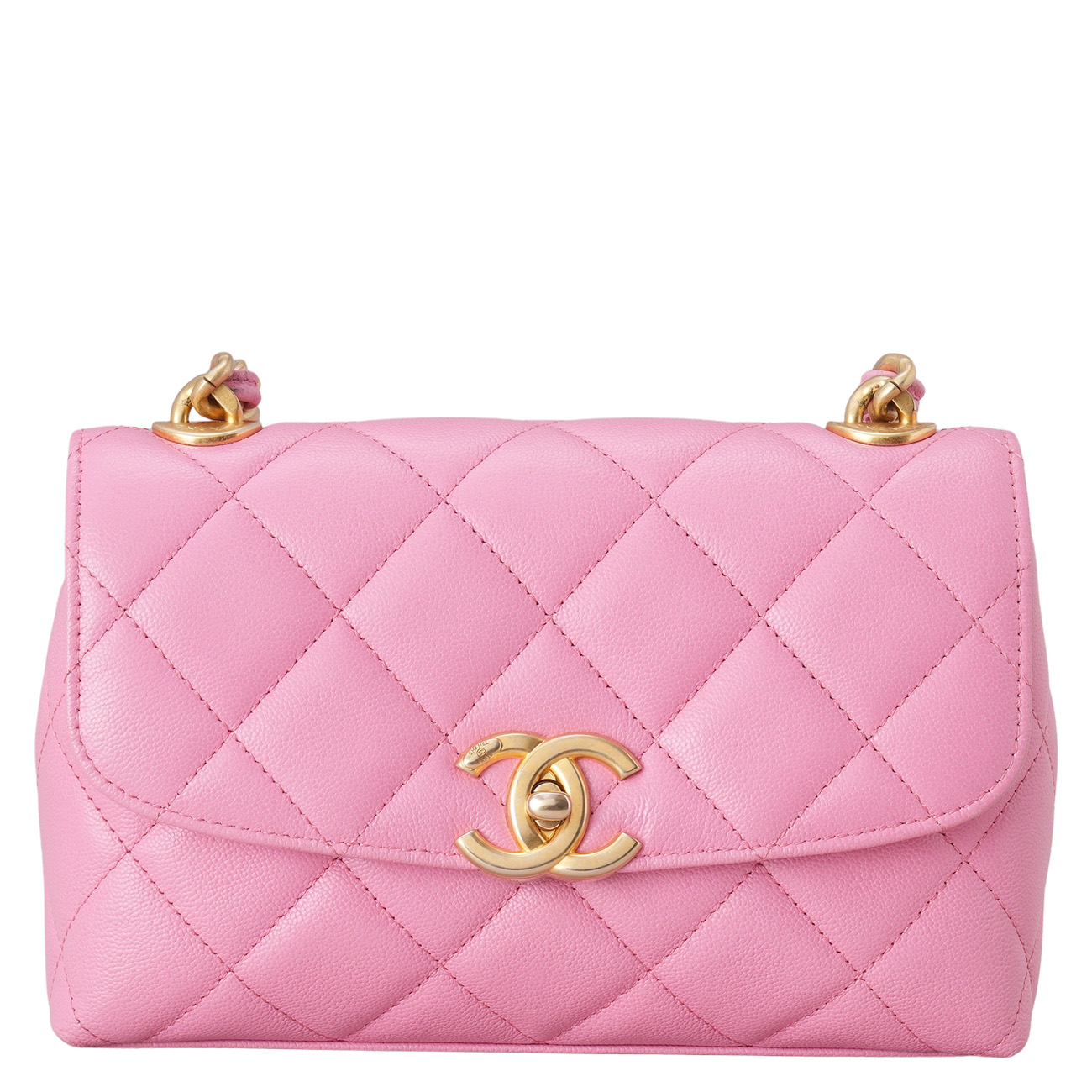 CHANEL(USED)샤넬 시즌 캐비어 체인 플랩 숄더백