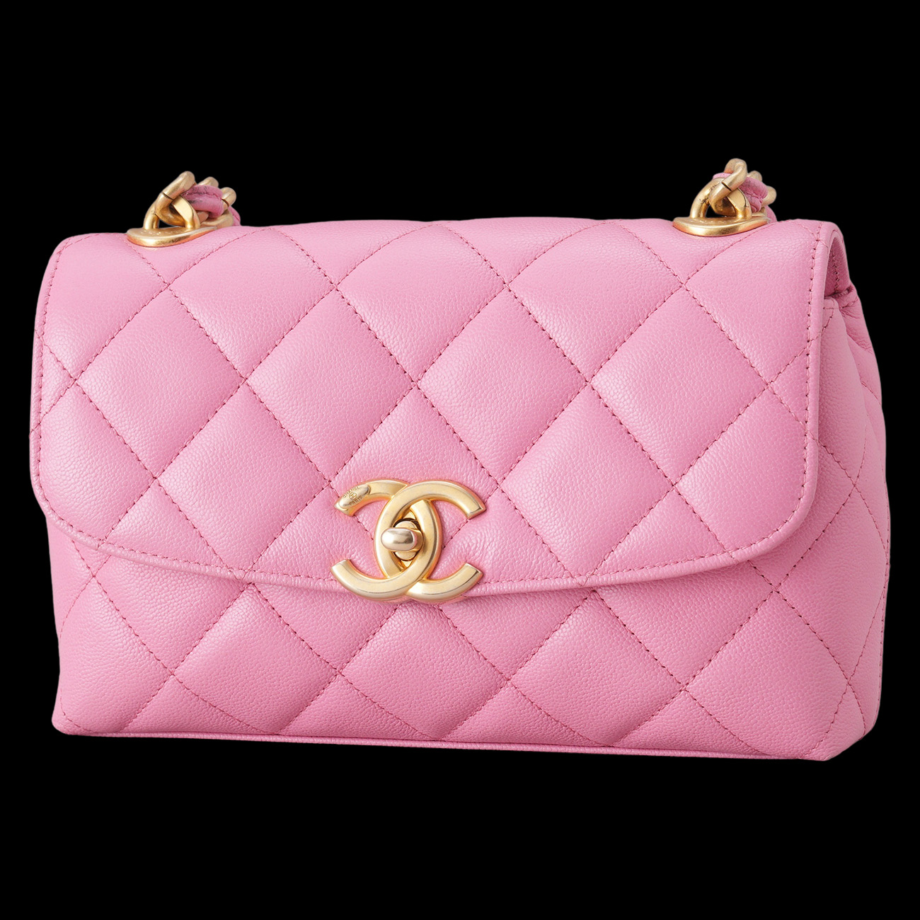CHANEL(USED)샤넬 시즌 캐비어 체인 플랩 숄더백