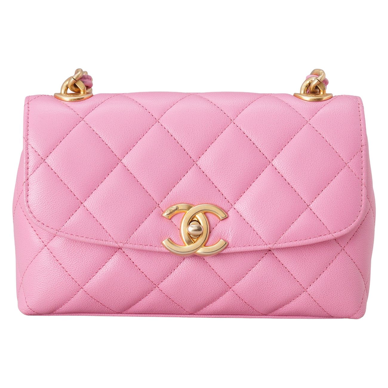 CHANEL(USED)샤넬 시즌 캐비어 체인 플랩 숄더백