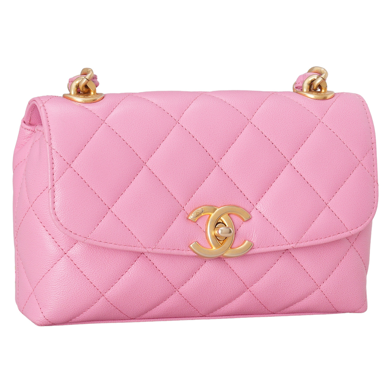 CHANEL(USED)샤넬 시즌 캐비어 체인 플랩 숄더백