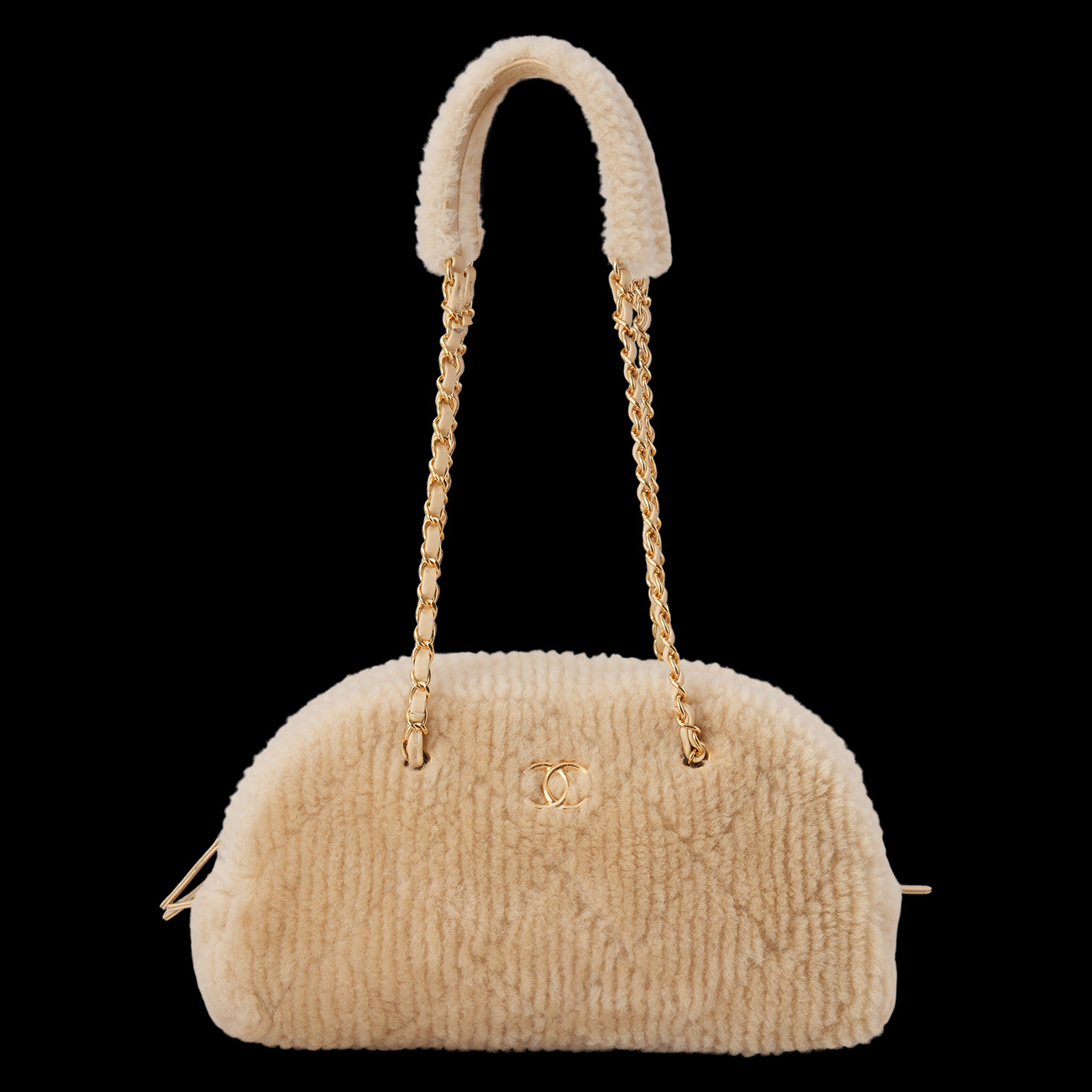 CHANEL(USED)샤넬 시즌 시어링 숄더백