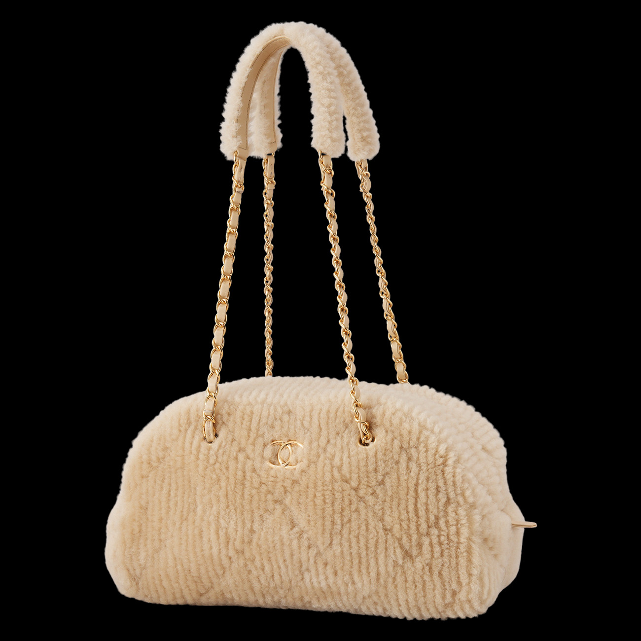 CHANEL(USED)샤넬 시즌 시어링 숄더백