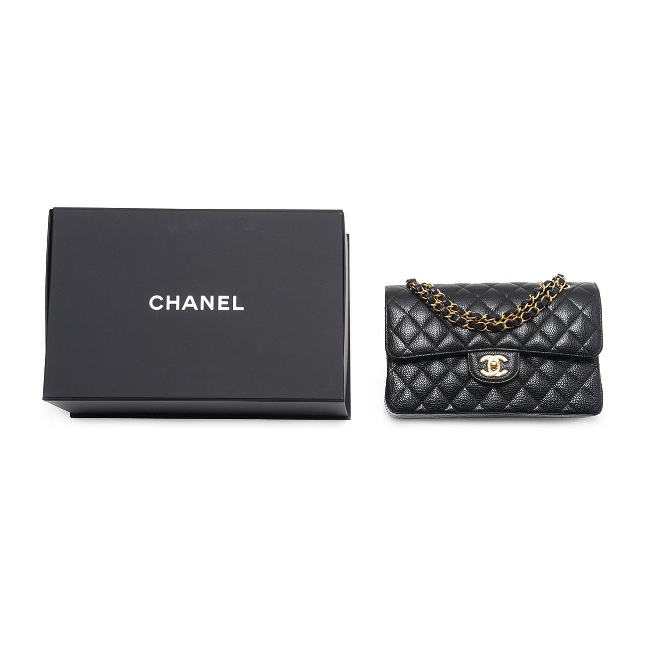 CHANEL(USED)샤넬 캐비어 클래식 스몰 플랩백