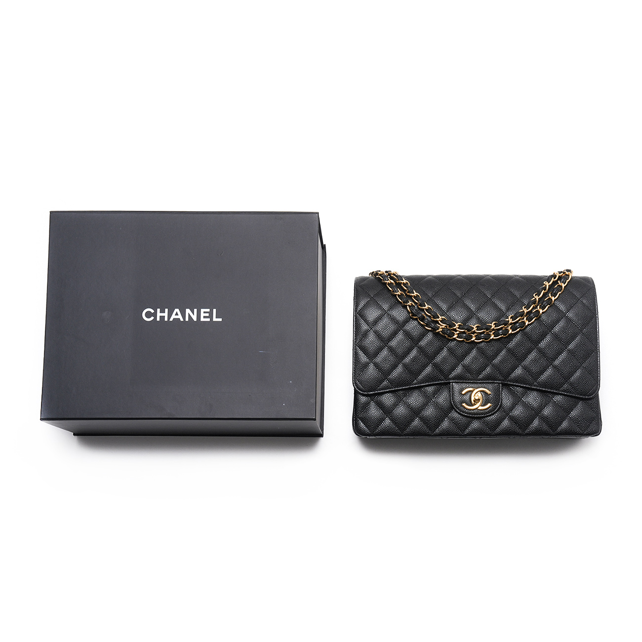 CHANEL(USED)샤넬 캐비어 클래식 맥시