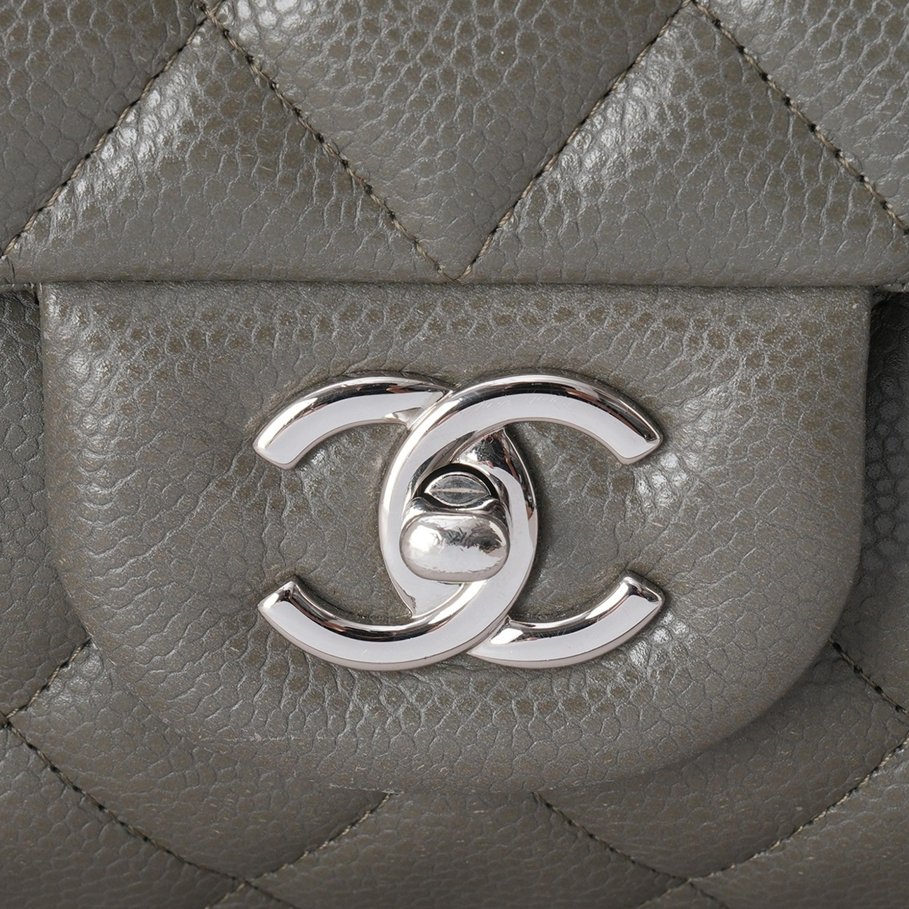 CHANEL(USED)샤넬 캐비어 클래식 원플랩 맥시 플랩백