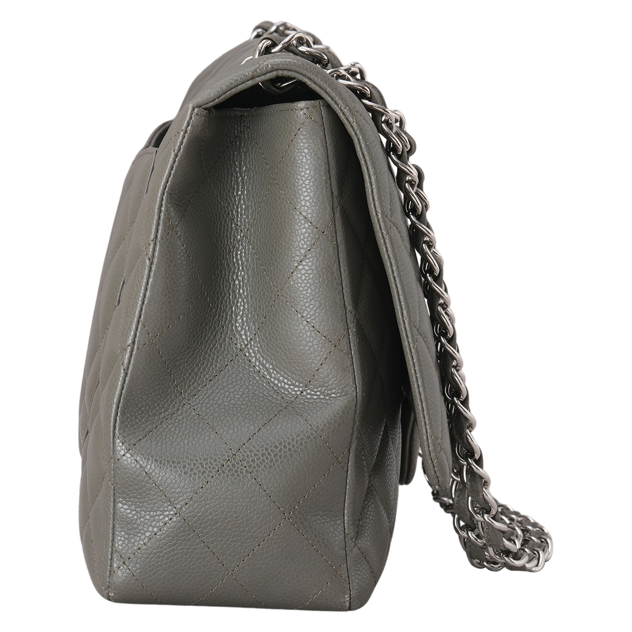 CHANEL(USED)샤넬 캐비어 클래식 원플랩 맥시 플랩백
