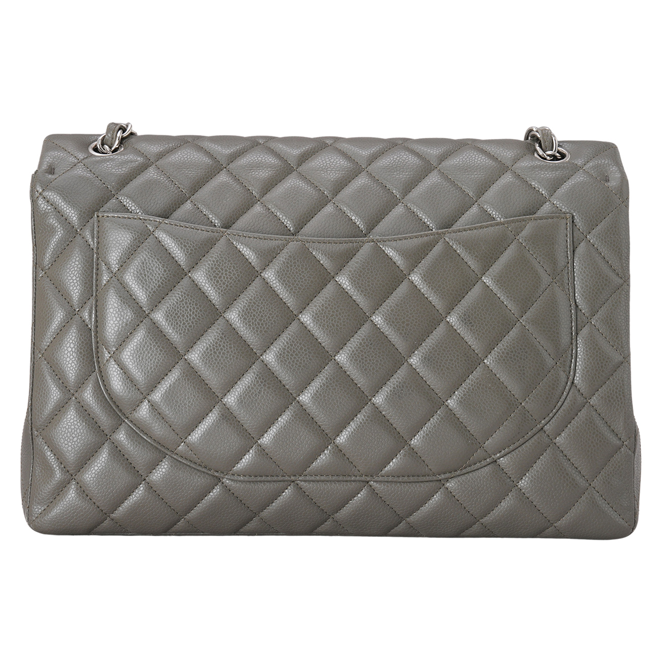 CHANEL(USED)샤넬 캐비어 클래식 원플랩 맥시 플랩백
