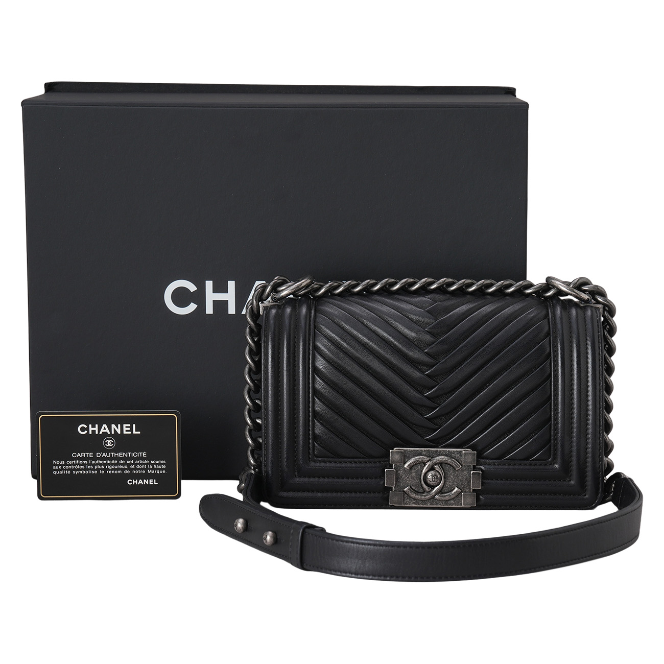 CHANEL(USED)샤넬 보이샤넬 스몰 체인 숄더백
