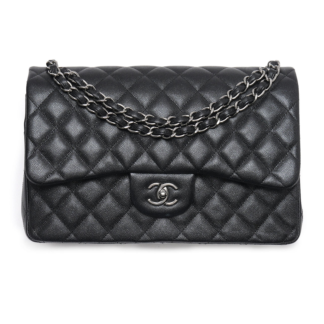 CHANEL(USED)샤넬 캐비어 클래식 라지 플랩백