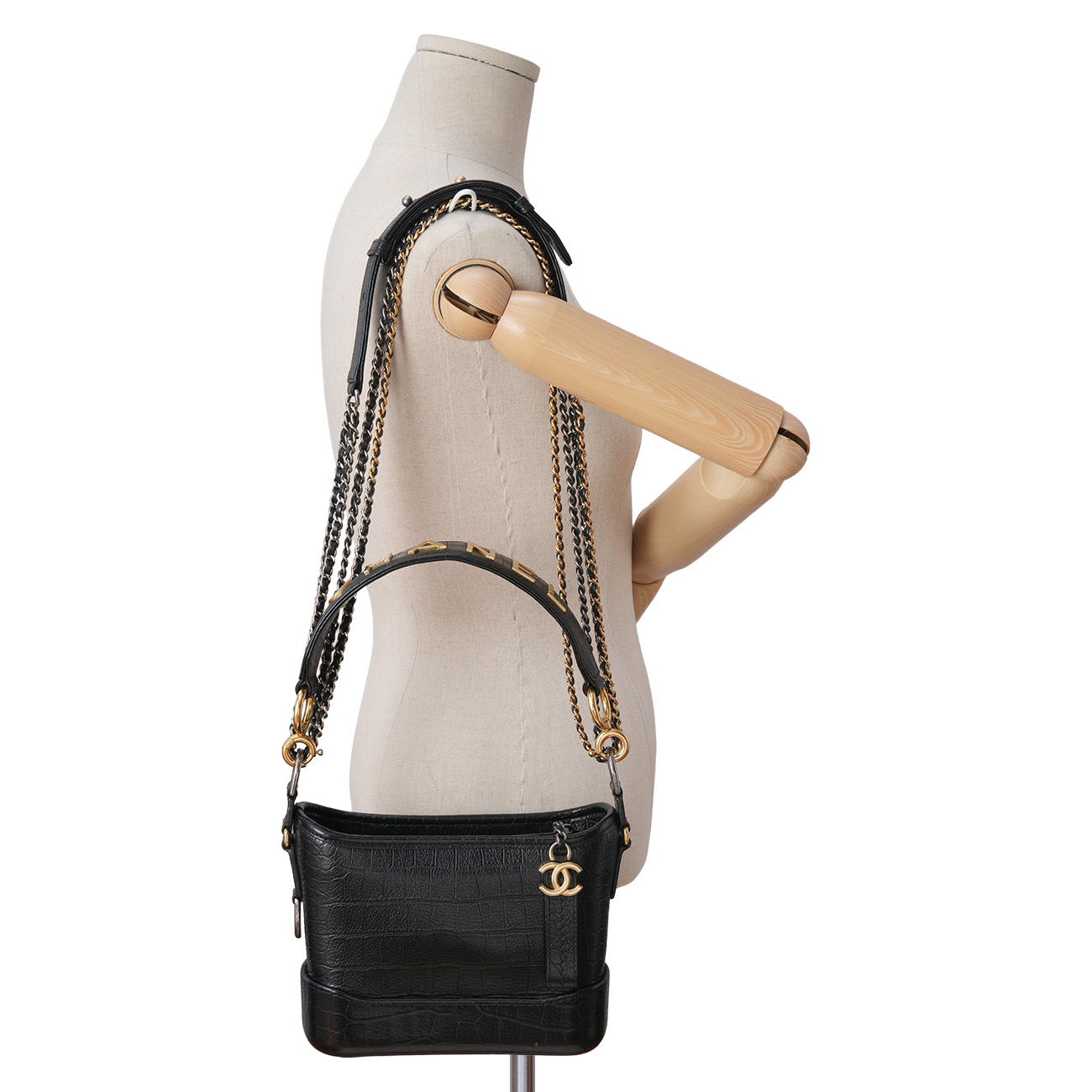 CHANEL(USED)샤넬 크로커다일 가브리엘 호보 스몰