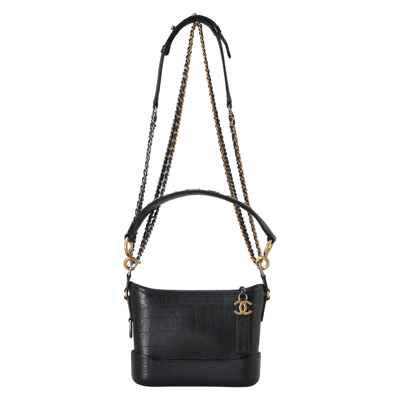 CHANEL(USED)샤넬 크로커다일 가브리엘 호보 스몰