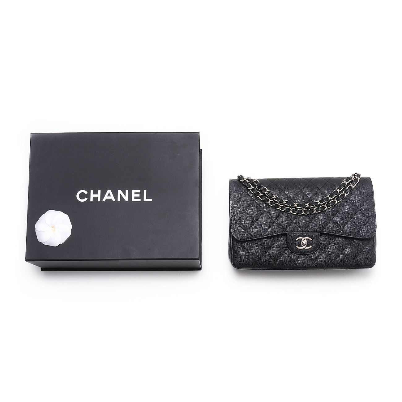 CHANEL(USED)샤넬 캐비어 클래식 라지 플랩백